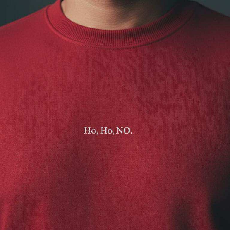 Ho, Ho, NO - Sweater Unisex