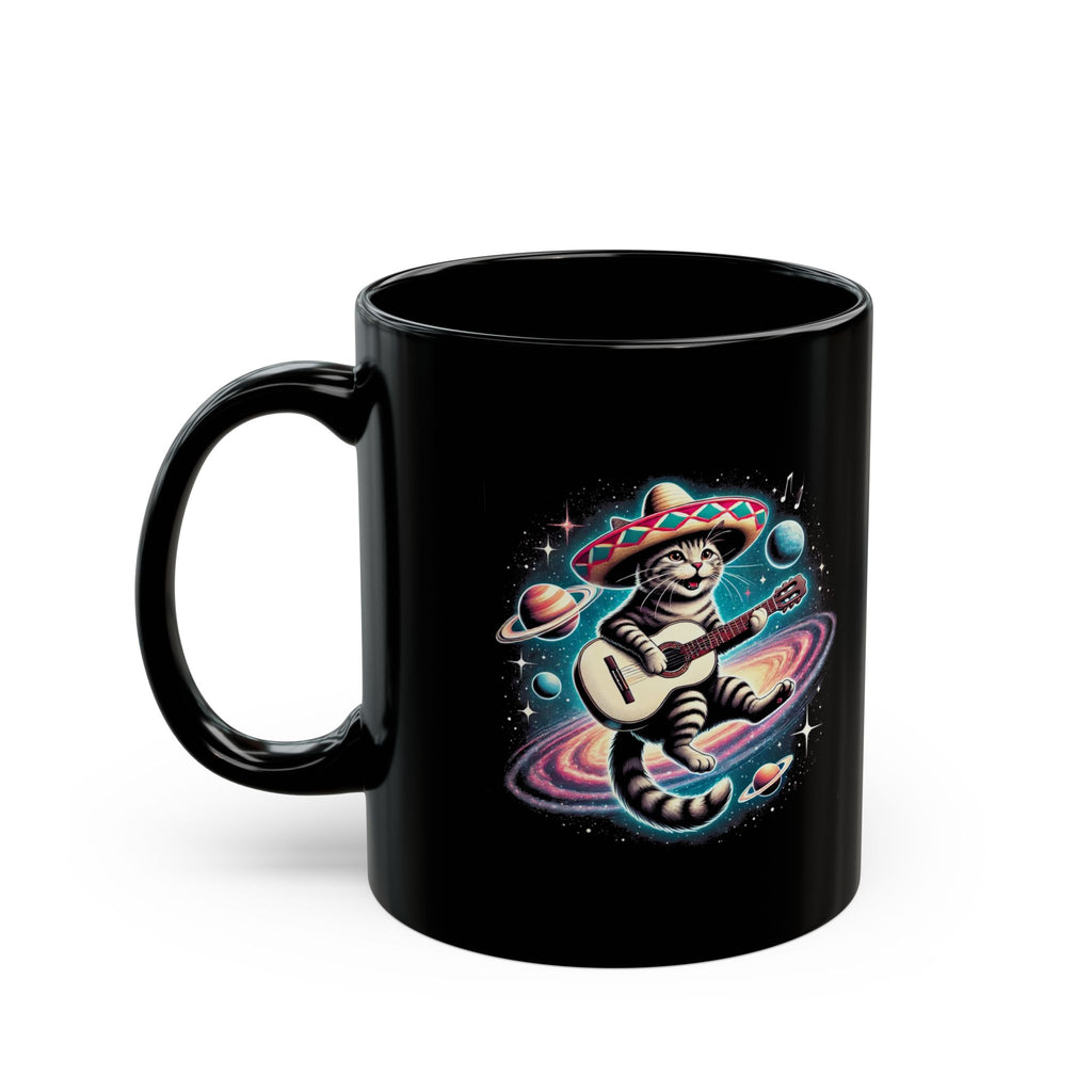 Mascot Cat The Holy Boontjes Black Mug